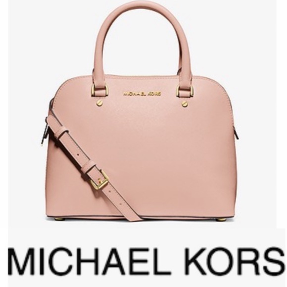 Michael Kors Handbags - MICHAEL KORS Cindy Saffiano Leather Satchel
